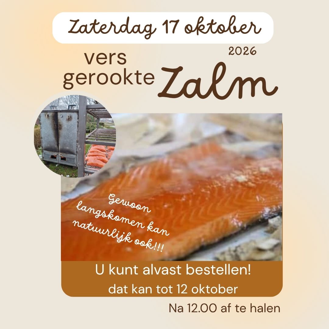 zalm roken op de boerderij